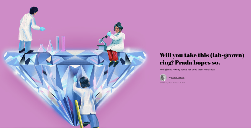 Prada：又一个进军培育钻石珠宝市场的品牌